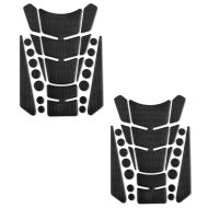 2x Motorrad Tankpad Set Zaddox TF2 Tankschutz Aufkleber universal schwarz Spar-Set