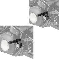 2x Pare carter Repose-pieds passager compatible avec Harley Davidson Softail 18-24 Craftride SC16 Set Discount