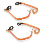 2x Protège-mains Motocross / Protège guidon Enduro  universel XDure HP18 orange Discount Set