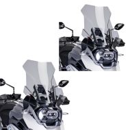 2 x Tourenscheibe passend für BMW R 1200 GS / Adventure 13-18 rauchgrau Windschutzscheibe Puig Spar-Set 6486H