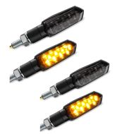 2x Clignotants moto LED Lumitecs TX10 2 pièces teinté noir Discount Set