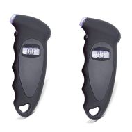 2x Reifendruckprüfer digital Tourtecs RM1 Luftdruckprüfer 3V / 10,3 bar Reifendruck Messgerät Spar-Set