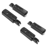 2x Sozius Fussrasten passend für Harley Davidson Softail 18-24 Craftride SF8 schwarz Spar-Set
