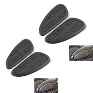 2x Tankpad Seitlich passend für Triumph Adventurer 96-01 Tankschutz Zaddox Retro RST Spar-Set
