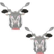 2x Protège-mains / Protège guidon compatible avec Honda NC 700 S / X 12-13 Motoguard L Discount Set