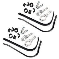 2x Protège-mains Motocross / Protège guidon Enduro  universel XDure HP19 noir Discount Set