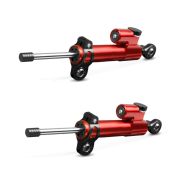 2x Lenkungsdämpfer Motorrad Zaddox LD1 Stabilisator universal rot Spar-Set