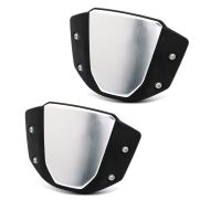 2 x Alu Windschild passend für Honda CB 650 R 19-24 Windschutzscheibe Airoad Spar-Set CW14 schwarz