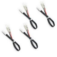 2x Blinker Adapterkabel Motorrad passend für Motocross, Enduro Lumitecs 2 Stück AK5 Spar-Set