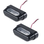 2x LED eclairage plaque immatriculation / Feu eclairage plaque moto Lumitecs KL1 Discount Set