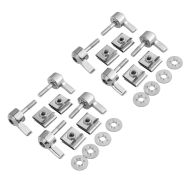 2x Attache rapide pour sacoches cavalières moto + valises latérales VS6 Discount Set