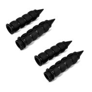 2x Lenker-Griffe 1" Zoll Craftride CG5 CNC Alu passend für Kawasaki Yamaha Suzuki Honda schwarz Spar-Set