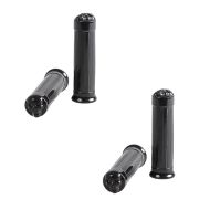 2x Motorrad Griffe Craftride CG15 Lenkergriffe 1 Zoll CNC Aluminium in schwarz Spar-Set