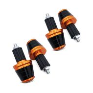 2x Embouts / masse de guidon Tourtecs LE2 pour moto guidon universel orange Discount Set