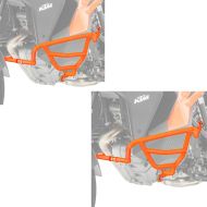 2x Pare-carter compatible avec KTM 1290 Super Adventure R / S 21-24 garde moteur X21 orange Discount Set