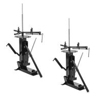 2x Motorrad Reifenmontiergerät für Motorradreifen 4-21" Reifenwechsler ConStands XL9 schwarz Spar-Set