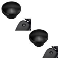 2x Motorrad CNC Tankdeckel Craftride Tankverschluss TD2 schwarz Spar-Set