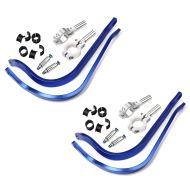 2x Handprotektoren Enduro XDure HP19 Motocross Handschützer Universal blau Spar-Set