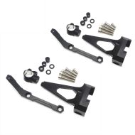2x Lenkungsdämpfer Halter passend für Yamaha MT-09 13-20 Halterung Zaddox HL1 schwarz Spar-Set