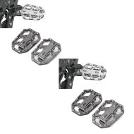 2x Fußrasten passend für BMW F 750 / 850 / Adventure GS 19-23 Erweiterung Craftride FE1 grau Spar-Set