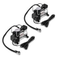 2x Compresseur / compresseur aire avec fil Tourtecs KM2 12V / 10,3 bar Discount Set
