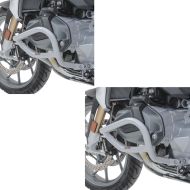 2x Sturzbügel passend für BMW R 1250 GS 19-23 Motoguard L2 Schutzbügel hellgrau Spar-Set