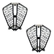2x Scheinwerfergitter Frontscheinwerfer passend für KTM 790 Adventure / R 19-21 Motoguard SG2 Lampenschutzgitter Spar-Set
