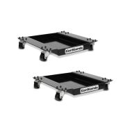 2x Rangierhilfe Unterbau Mover-M passend für Mid-Lift M schwarz von ConStands Spar-Set