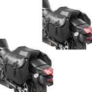 2x Sacoche cavaliere moto Craftride SC3 Sacoches laterales Canvas 18Ltr chacun noir Discount Set