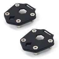2x Extension béquille latérale compatible avec Royal Enfield Himalayan 17-24 Elargisseur bequille laterale Motoguard FV10 Discount Set