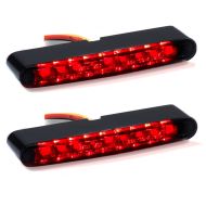2x Motorrad LED Rücklicht Streifen mit Bremslicht und Dauerlicht Lumitecs TX41 mit E-Prüfzeichen Spar-Set