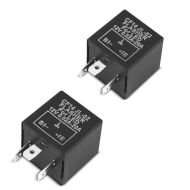 2x 12V Motorrad Blinker Relais 3 V-PIN Lumitecs Blinkergeber LED Lastunabhängig Spar-Set