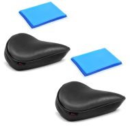 2x Selle monoplace gel pour motos custom siège solo Craftride CT4 Discount Set