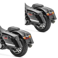 2x Sacoches rigides cavalières pour motos custom Craftride SC6 Discount Set