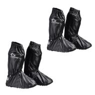 2x Surbottes moto XGP surchaussures moto imperméables Taille XXL noir Discount Set