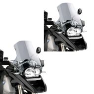 2 x Tourenscheibe passend für BMW R 1200 GS 04-12 rauchgrau Windschutzscheibe Puig Spar-Set 4331H