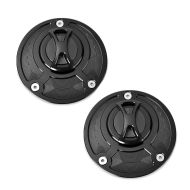 2x Bouchon de réservoir Yamaha / Ducati bouchon de gaz moto Racing Zaddox ZT4 noir Discount Set