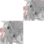 2x Pare-chocs / Blocs de protection Motoguard CP3 22-28mm pare carter noir Discount Set