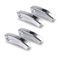 2x Lenkerbefestigung passend für 1"-25,4mm Lenker Pullback Riser 4,5" Craftride PB4 Alu chrom Spar-Set