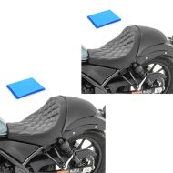 2x Solo Sitz Gel passend für Honda Rebel 500 CMX 17-24 Craftride RS2G Solo Sitz Spar-Set