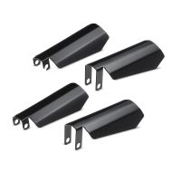 2x Handprotektoren passend für Harley Davidson Dyna / Touring -2006 Handschutz Craftride HP1 schwarz Spar-Set
