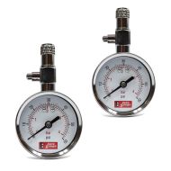 2x Manomètre pression air / manomètre analogue Tourtecs RM2 0-4 bar Discount Set
