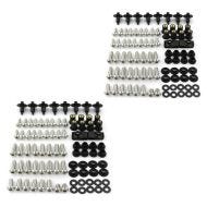 2x Jeu de vis de carénage en inox compatible avec Honda CBR 1000 RR Fireblade 04-05 vis carrosserie Zaddox Discount Set