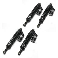 2x Motorrad Stossdämpfer hinten 380mm Federbein Paar Universal Zaddox RS2 schwarz Spar-Set