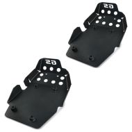 2x Sabot moteur compatible avec BMW F 650 GS 08-12 noir pare moteur Aluminium Discount Set