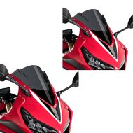 2 x Racingscheibe Z passend für Honda CBR 650 R 19-23 dunkel getönt Verkleidungsscheibe Puig Spar-Set 3568F