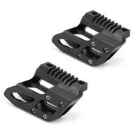 2x Protection contre la traînée de chaîne compatible avec Yamaha Tenere 700 19-24 protection du bras oscillant Motoguard noir Discount Set