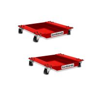 2x Moto Custom Mover pour ConStands Mid-Lift M rouge Discount Set