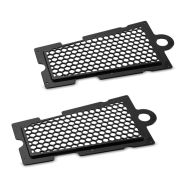 2x Kühlerabdeckung passend für Harley Davidson Softail 18-24 Kühlergrill Craftride CM schwarz Spar-Set