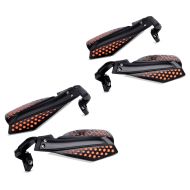 2x Handprotektoren Enduro XDure XD14 Motocross Handschützer Universal schwarz-orange Spar-Set